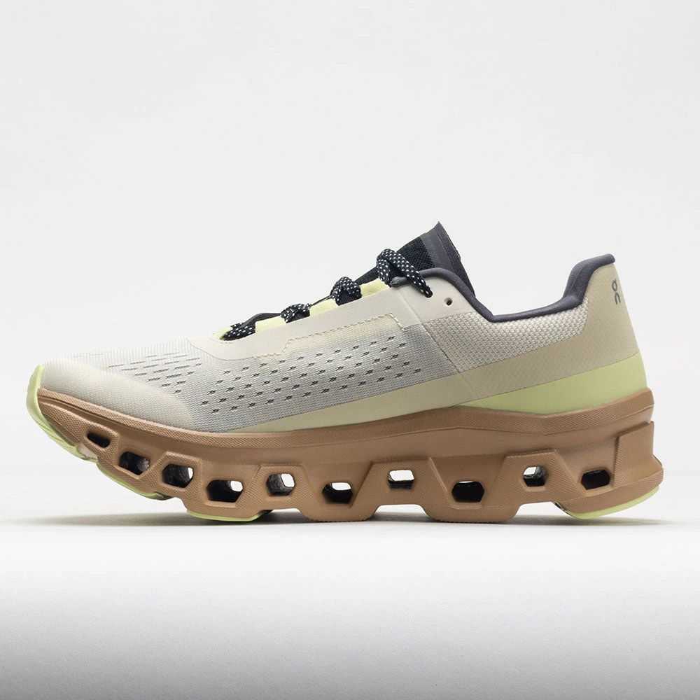 On Cloudmonster Men's Cream/Dune On Running On Cloudmonster Men's Cream/Dune -Fashion Shoe Store 040756 1