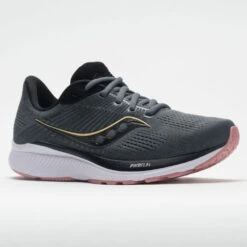Saucony Guide 14 Women's Charcoal/Rose -Fashion Shoe Store 045974 5