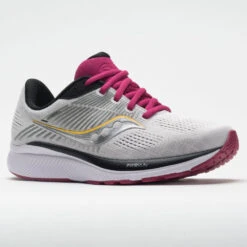 Saucony Guide 14 Women's Alloy/Cherry -Fashion Shoe Store 045976 5