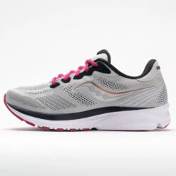 Saucony Ride 14 Women's Fog/Cherry -Fashion Shoe Store 046463 1