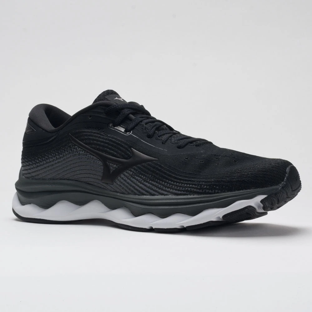 Mizuno Wave Sky 5 Waveknit Men's Black Mizuno Wave Sky 5 Waveknit Men's Black -Fashion Shoe Store 046641 5