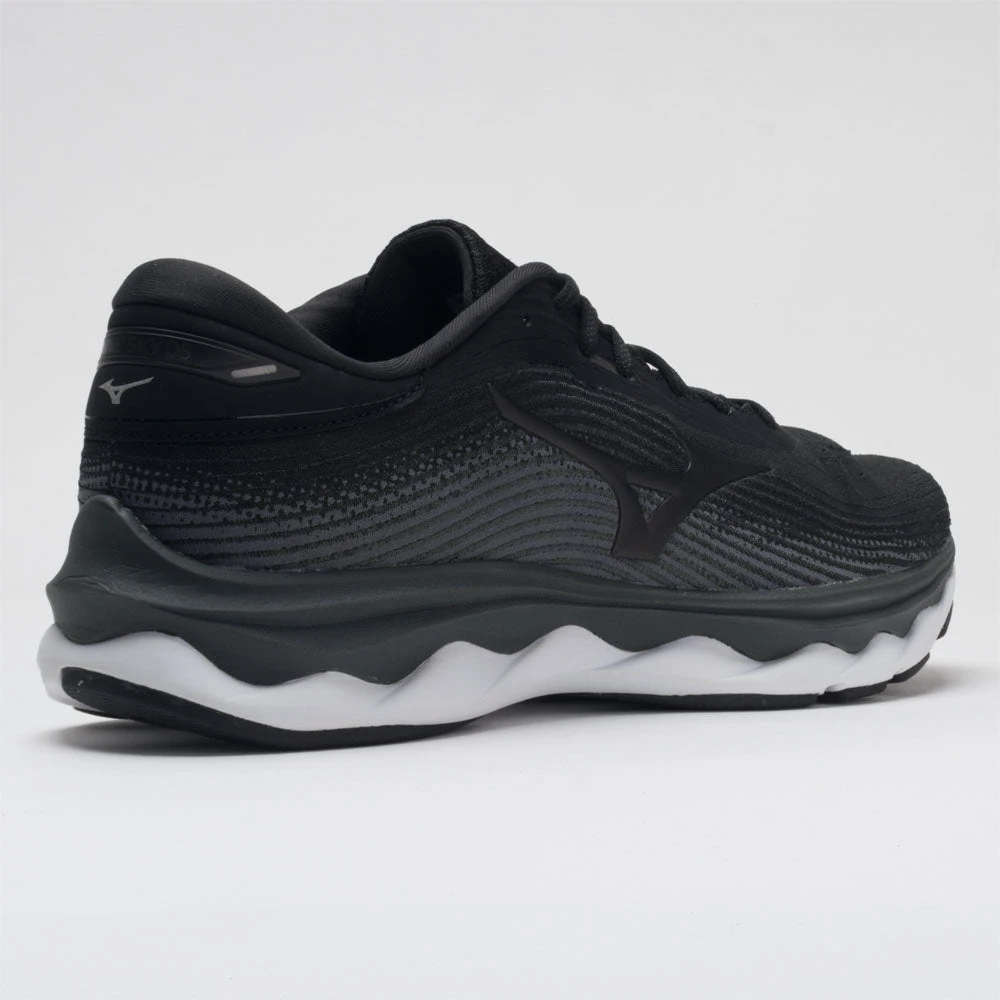 Mizuno Wave Sky 5 Waveknit Men's Black Mizuno Wave Sky 5 Waveknit Men's Black -Fashion Shoe Store 046641 6