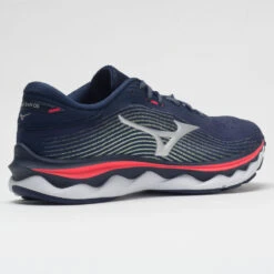 Mizuno Wave Sky 5 Waveknit Women's Peacoat -Fashion Shoe Store 046643 6