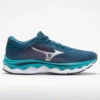 Mizuno Wave Sky 5 Waveknit Women's Legion Blue/Silver -Fashion Shoe Store 046646 3