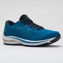Mizuno Wave Rider 25 Women's Imperial Blue/Vivid Blue -Fashion Shoe Store 046650 5