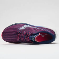 Mizuno Wave Rebellion Women's Diva Pink/Indigo White 4 Mizuno Wave Rebellion Women's Diva Pink/Indigo White -Fashion Shoe Store 046691 2