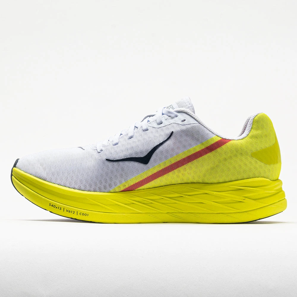 Hoka One One Rocket X Unisex White/Evening Primrose Hoka One One Rocket X Unisex White/Evening Primrose -Fashion Shoe Store 046959 1