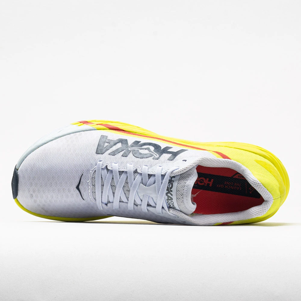 Hoka One One Rocket X Unisex White/Evening Primrose Hoka One One Rocket X Unisex White/Evening Primrose -Fashion Shoe Store 046959 2