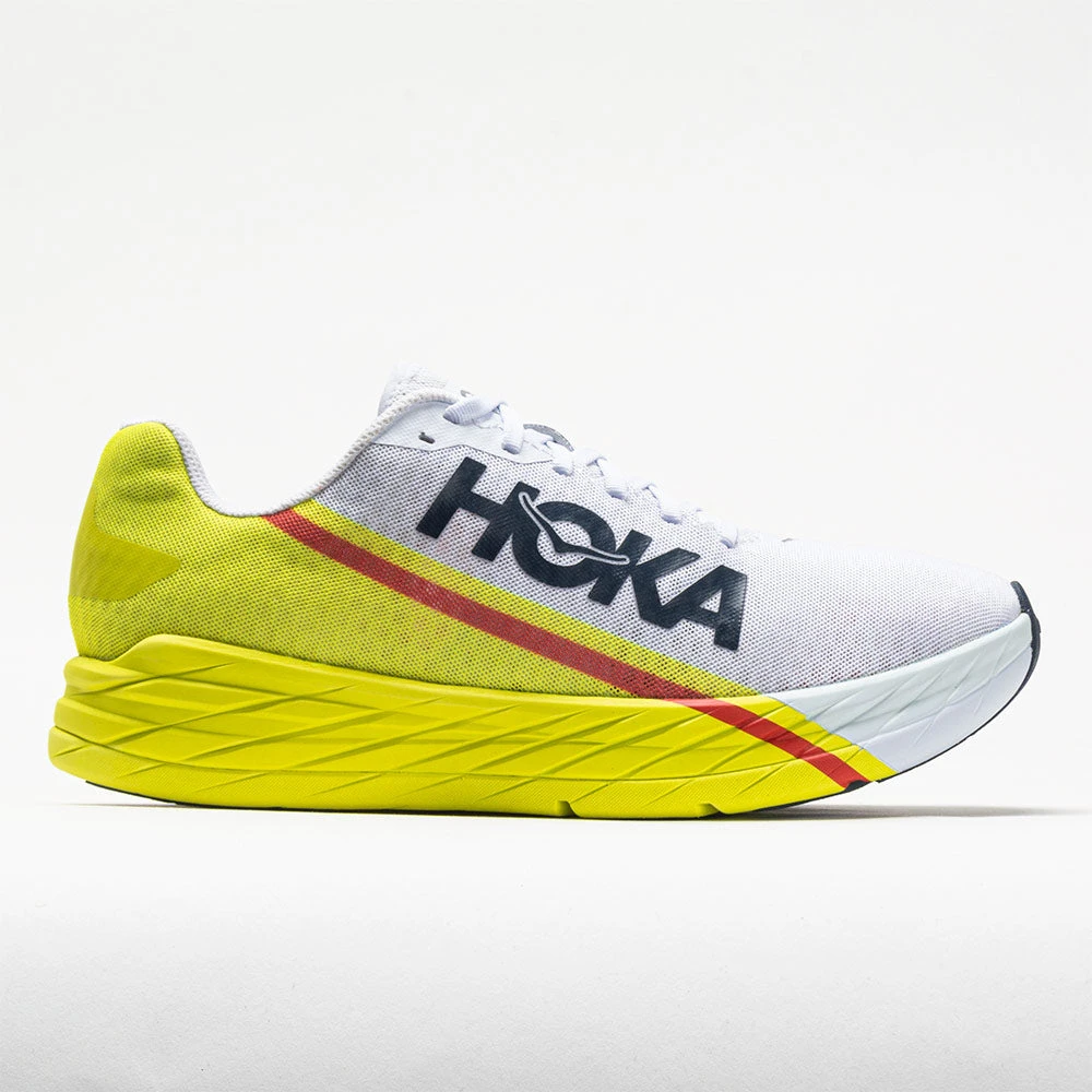 Hoka One One Rocket X Unisex White/Evening Primrose Hoka One One Rocket X Unisex White/Evening Primrose -Fashion Shoe Store 046959 3