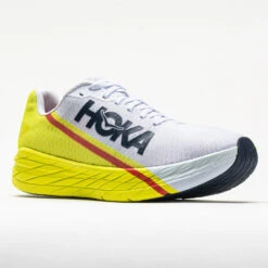Hoka One One Rocket X Unisex White/Evening Primrose 6 Hoka One One Rocket X Unisex White/Evening Primrose -Fashion Shoe Store 046959 5