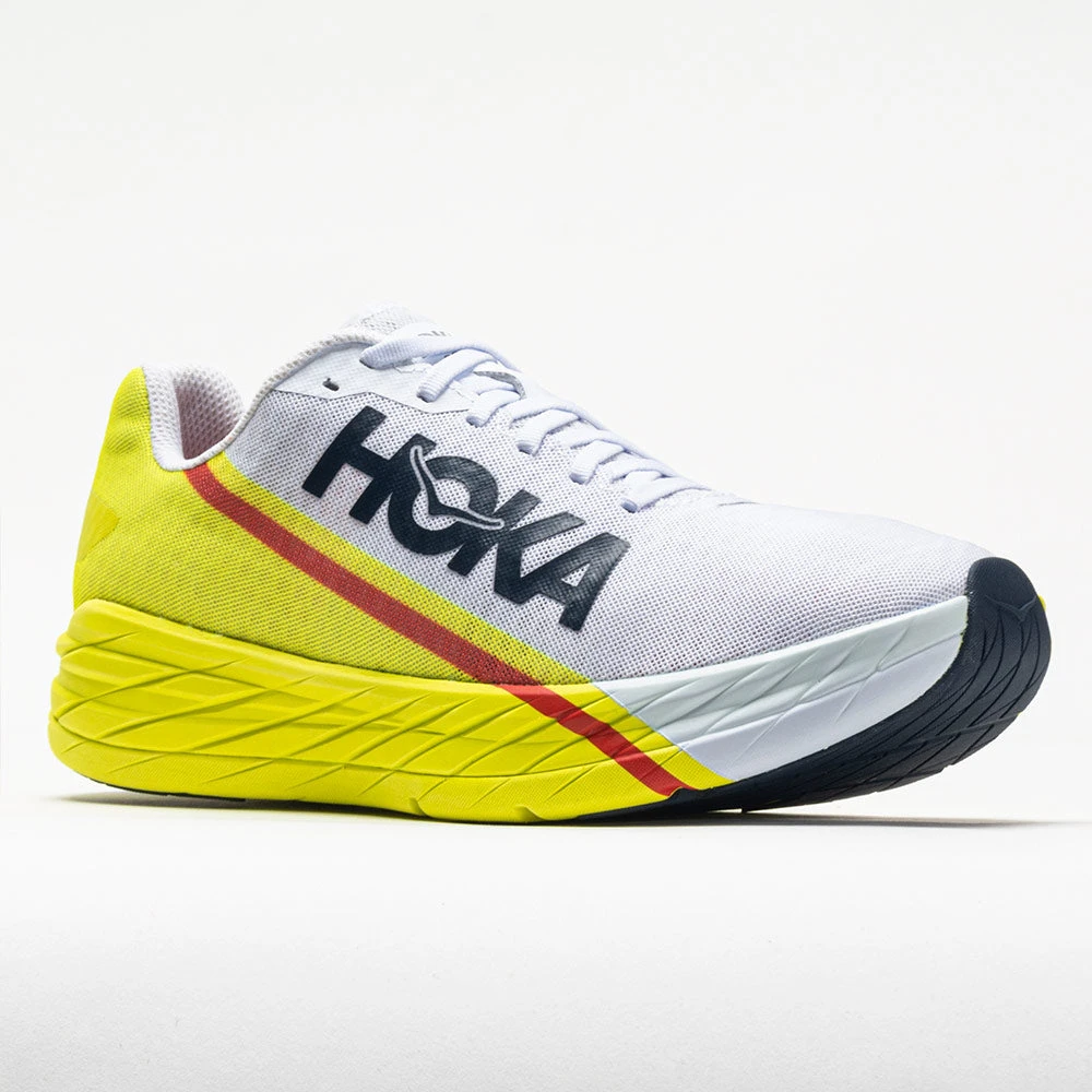 Hoka One One Rocket X Unisex White/Evening Primrose Hoka One One Rocket X Unisex White/Evening Primrose -Fashion Shoe Store 046959 5