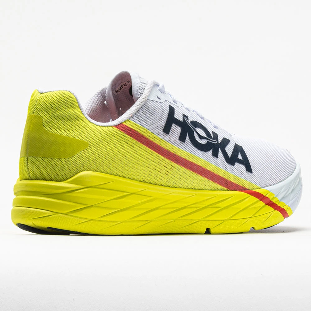 Hoka One One Rocket X Unisex White/Evening Primrose Hoka One One Rocket X Unisex White/Evening Primrose -Fashion Shoe Store 046959 6