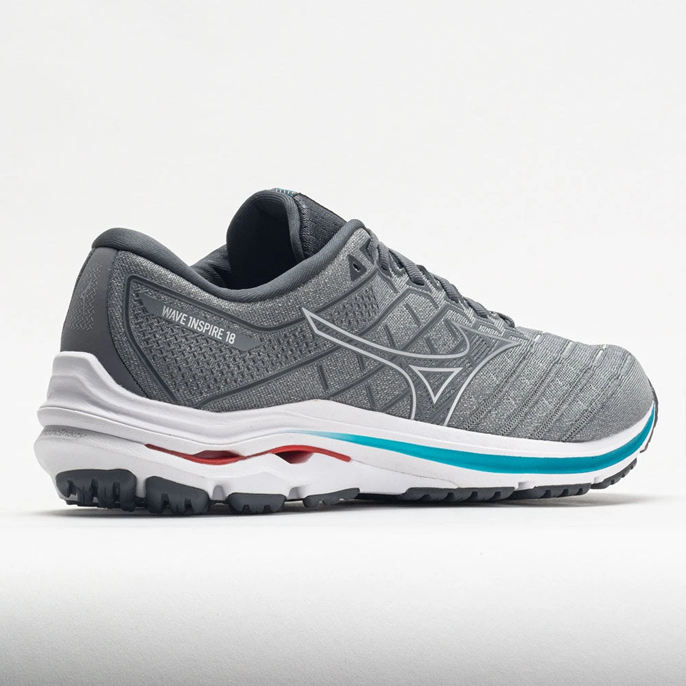 Mizuno Wave Inspire 18 Men's Ultimate Grey/Silver Mizuno Wave Inspire 18 Men's Ultimate Grey/Silver -Fashion Shoe Store 047594 6