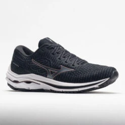 Mizuno Wave Inspire 18 Waveknit Women's Ebony -Fashion Shoe Store 047610 5