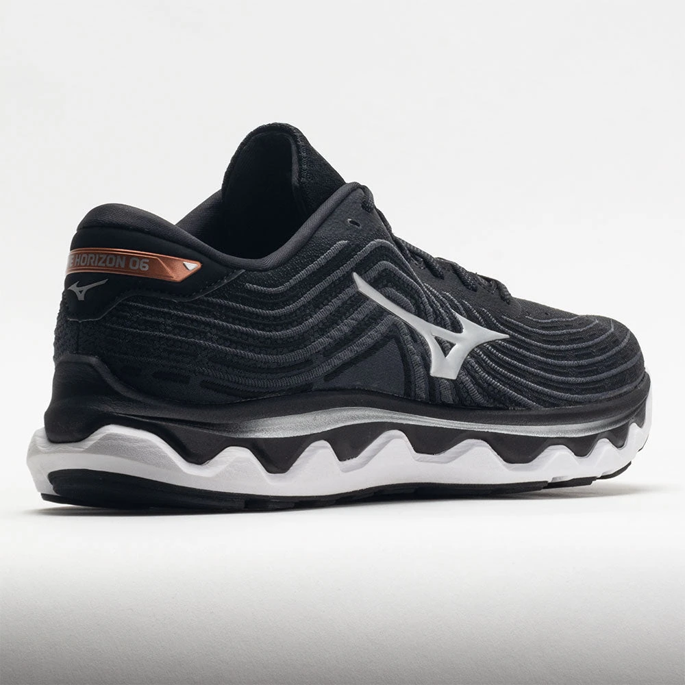 Mizuno Wave Horizon 6 Men's Black/Silver Mizuno Wave Horizon 6 Men's Black/Silver -Fashion Shoe Store 047614 6