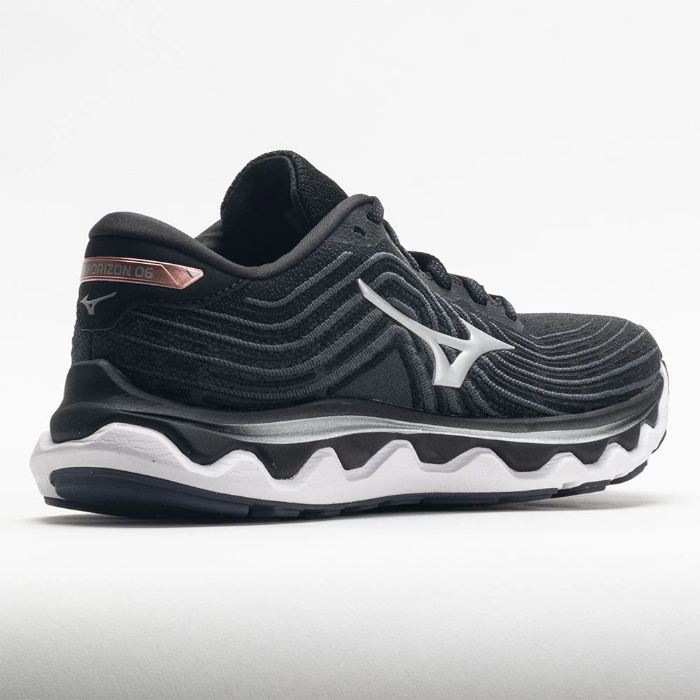 Mizuno Wave Horizon 6 Women's Black/Silver Mizuno Wave Horizon 6 Women's Black/Silver -Fashion Shoe Store 047618 6