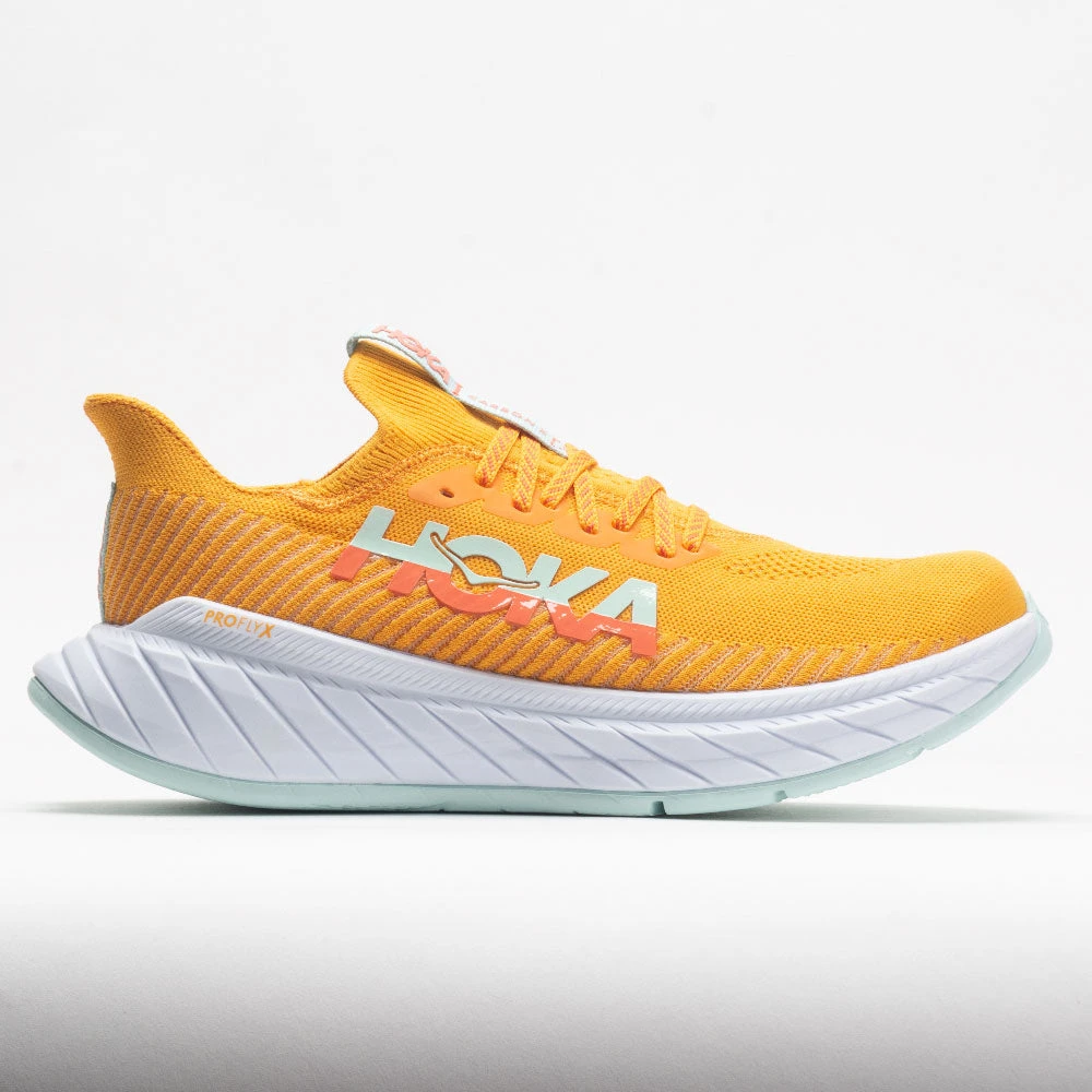 HOKA Carbon X 3 Men's Radiant Yellow/Camellia HOKA Carbon X 3 Men's Radiant Yellow/Camellia -Fashion Shoe Store 047716 3