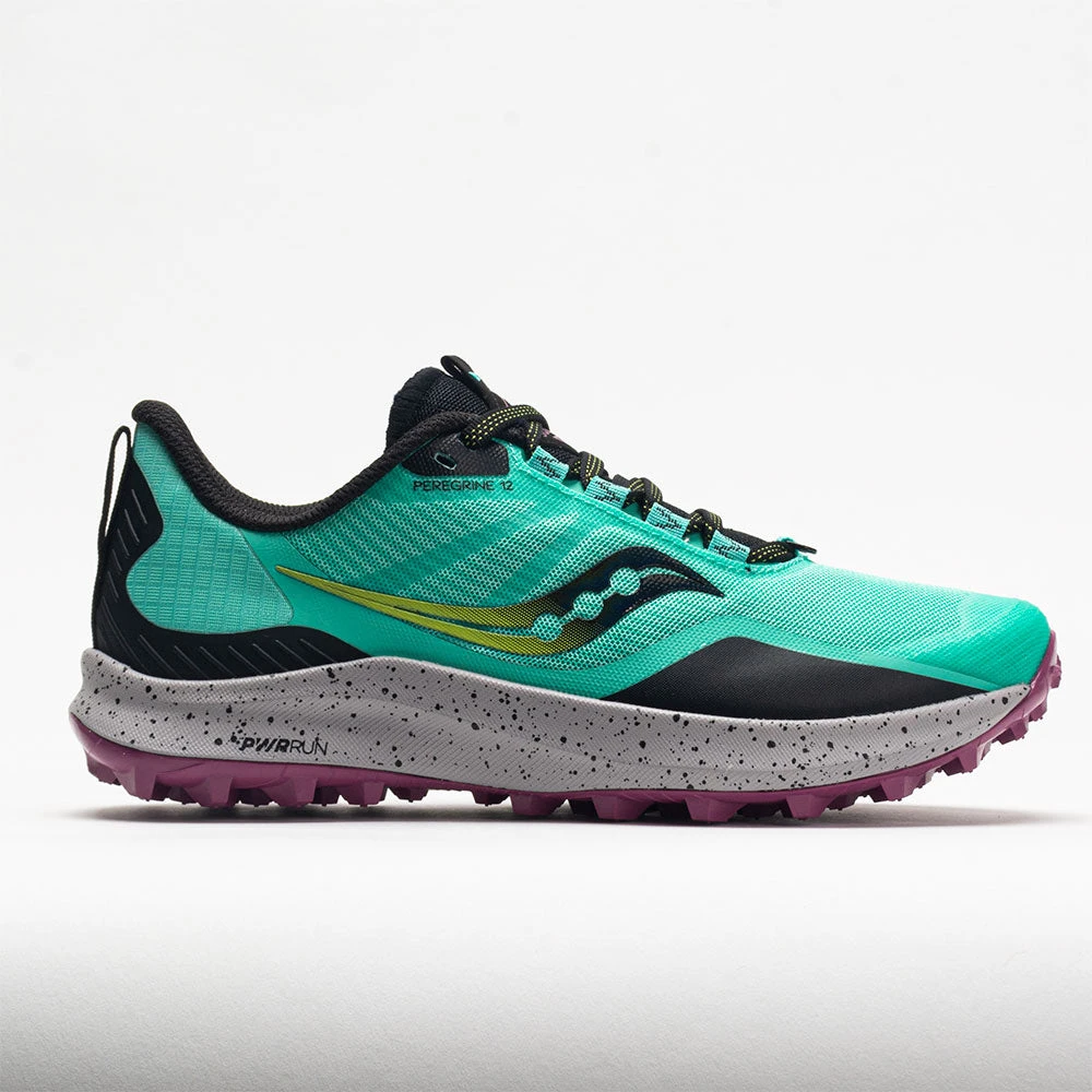 Saucony Peregrine 12 Women's Cool Mint/Acid Saucony Peregrine 12 Women's Cool Mint/Acid -Fashion Shoe Store 048046 3