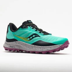 Saucony Peregrine 12 Women's Cool Mint/Acid 6 Saucony Peregrine 12 Women's Cool Mint/Acid -Fashion Shoe Store 048046 5