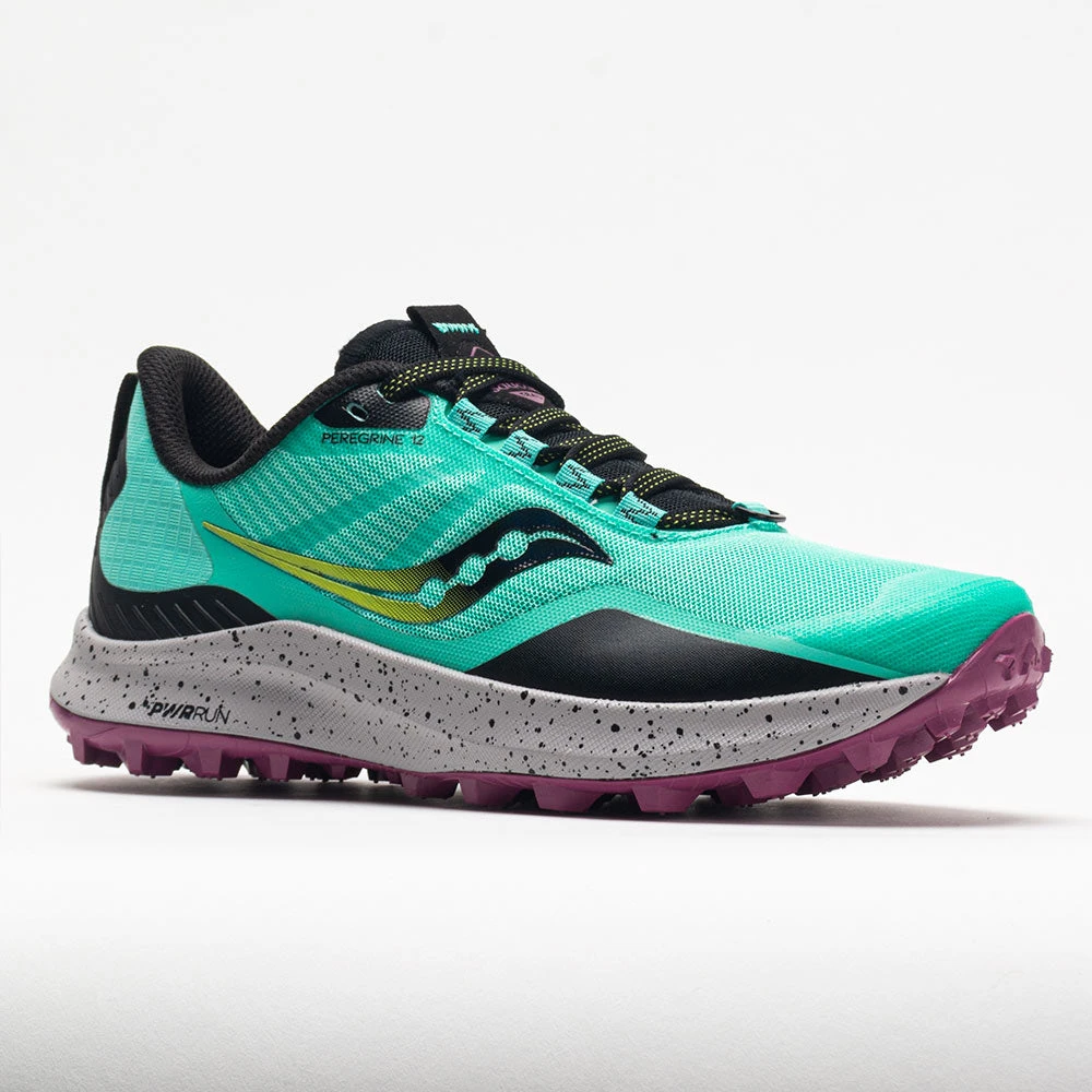 Saucony Peregrine 12 Women's Cool Mint/Acid Saucony Peregrine 12 Women's Cool Mint/Acid -Fashion Shoe Store 048046 5