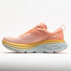 HOKA Bondi 8 Women's Shell Coral/Peach Parfait -Fashion Shoe Store 048475 1