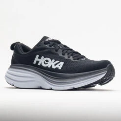 HOKA Bondi 8 Women's Black/White -Fashion Shoe Store 048477 5