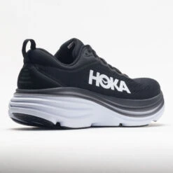 HOKA Bondi 8 Men's Black/White -Fashion Shoe Store 048480 6