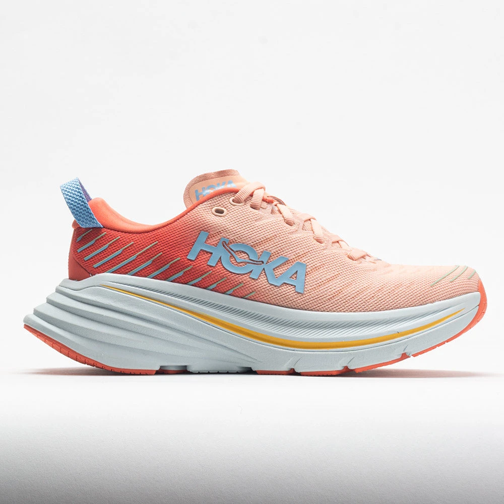 HOKA Bondi X Women's Camellia/Peach Parfait HOKA Bondi X Women's Camellia/Peach Parfait -Fashion Shoe Store 048537 3