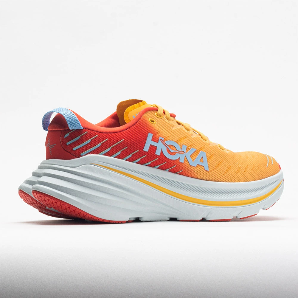 HOKA Bondi X Men's Fiesta/Amber Yellow HOKA Bondi X Men's Fiesta/Amber Yellow -Fashion Shoe Store 048538 6