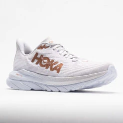 HOKA Mach 5 Men's White/Copper -Fashion Shoe Store 048547 5