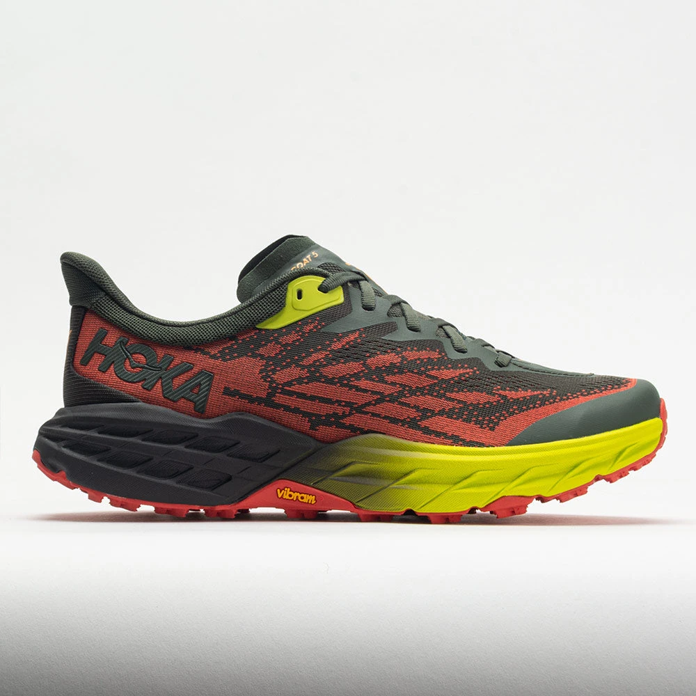 HOKA Speedgoat 5 Men's Thyme/Fiesta HOKA Speedgoat 5 Men's Thyme/Fiesta -Fashion Shoe Store 048562 3
