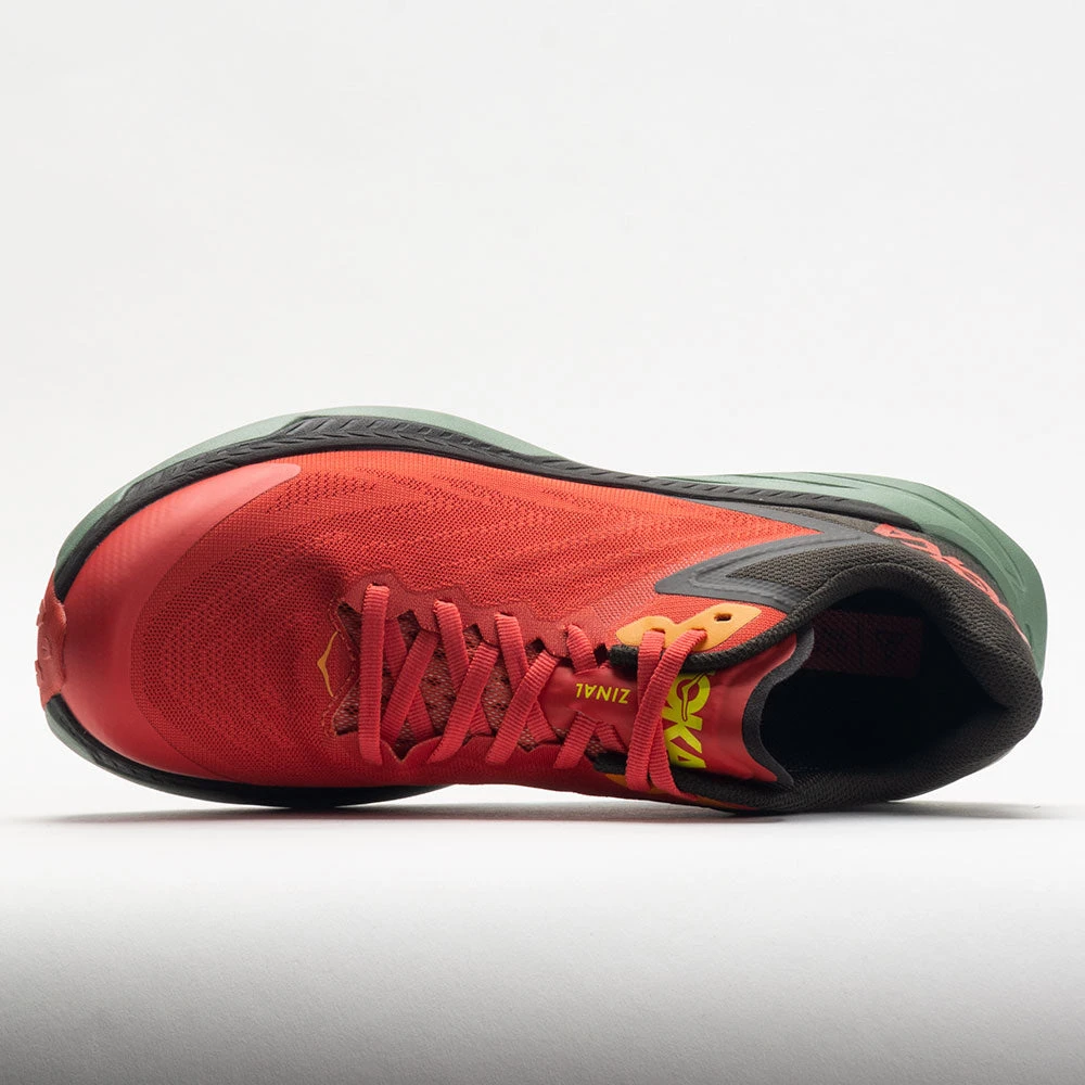 HOKA Zinal Men's Fiesta/Black Olive HOKA Zinal Men's Fiesta/Black Olive -Fashion Shoe Store 048575 2