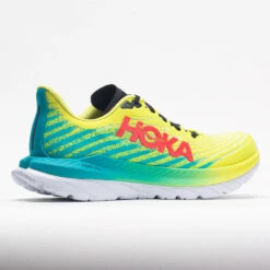 HOKA Mach 5 Men's Evening Primrose/Scuba Blue -Fashion Shoe Store 048630 6