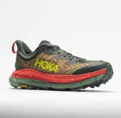 HOKA Mafate Speed 4 Men's Thyme/Fiesta -Fashion Shoe Store 048635 5