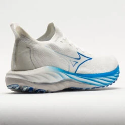 Mizuno Wave Neo Wind Women's Undyed White/Peace Blue -Fashion Shoe Store 048650 6