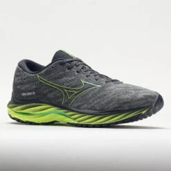 Mizuno Wave Rider 26 Mesh Men's Ultimate Grey/Neo Lime -Fashion Shoe Store 048655 5
