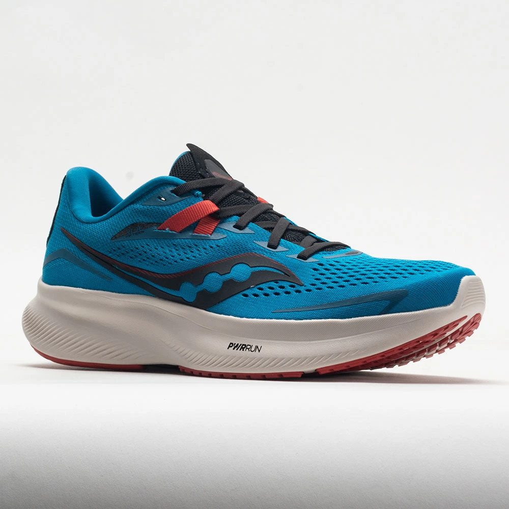 Saucony Ride 15 Men's Ocean/Black Saucony Ride 15 Men's Ocean/Black -Fashion Shoe Store 048744 5