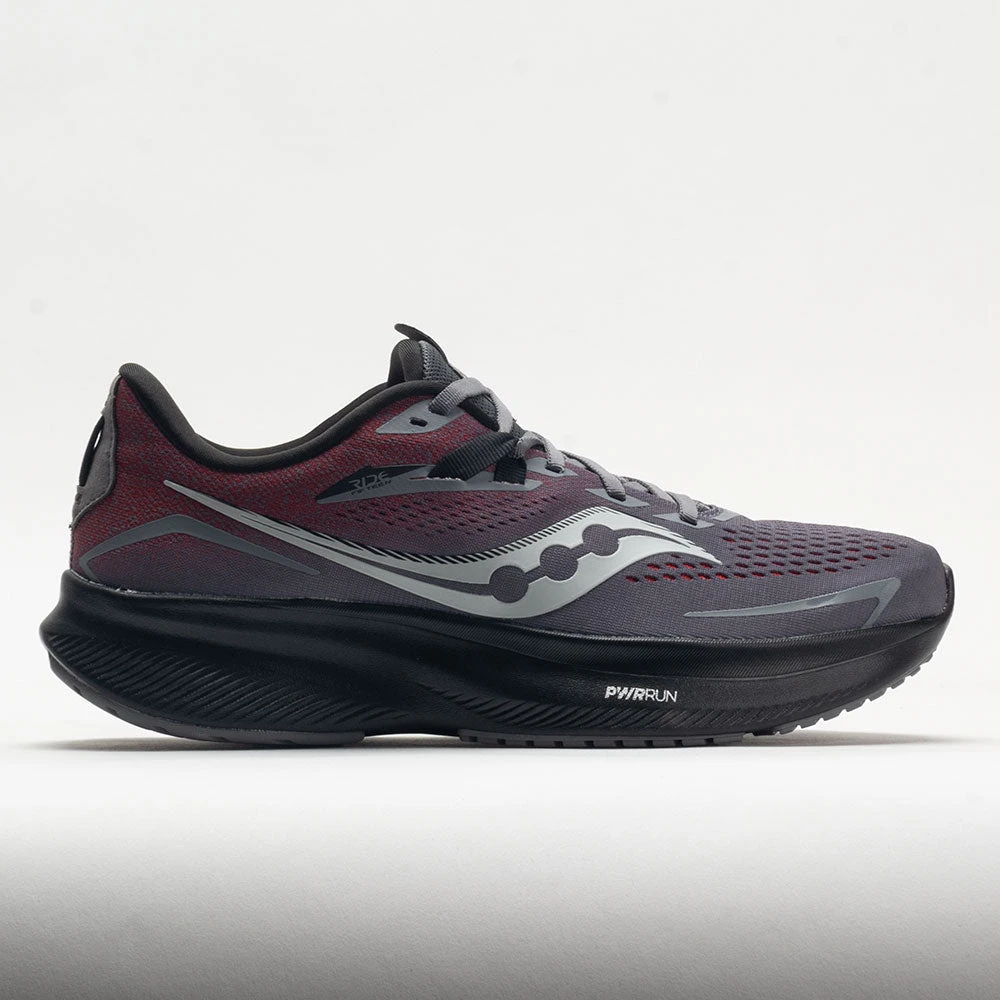 Saucony Ride 15 Men's Charcoal/Ember Saucony Ride 15 Men's Charcoal/Ember -Fashion Shoe Store 048745 3