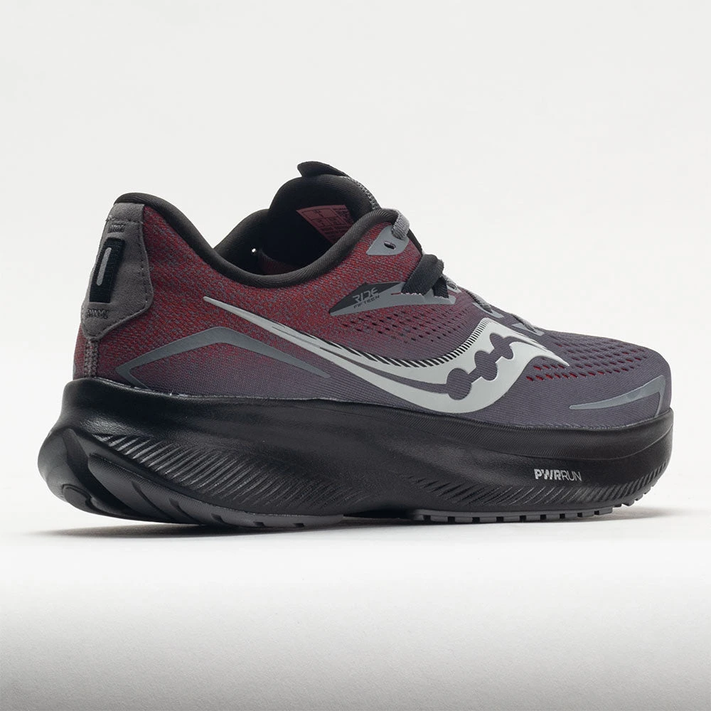 Saucony Ride 15 Men's Charcoal/Ember Saucony Ride 15 Men's Charcoal/Ember -Fashion Shoe Store 048745 6