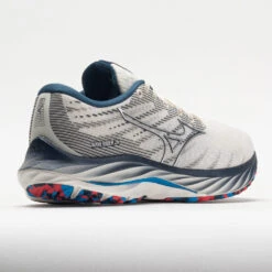 Mizuno Wave Rider 26 Mesh Women's Snow White/Silver -Fashion Shoe Store 048805 6