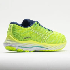 Mizuno Wave Rider 26 Mesh Women's Neo Lime/White -Fashion Shoe Store 048807 6