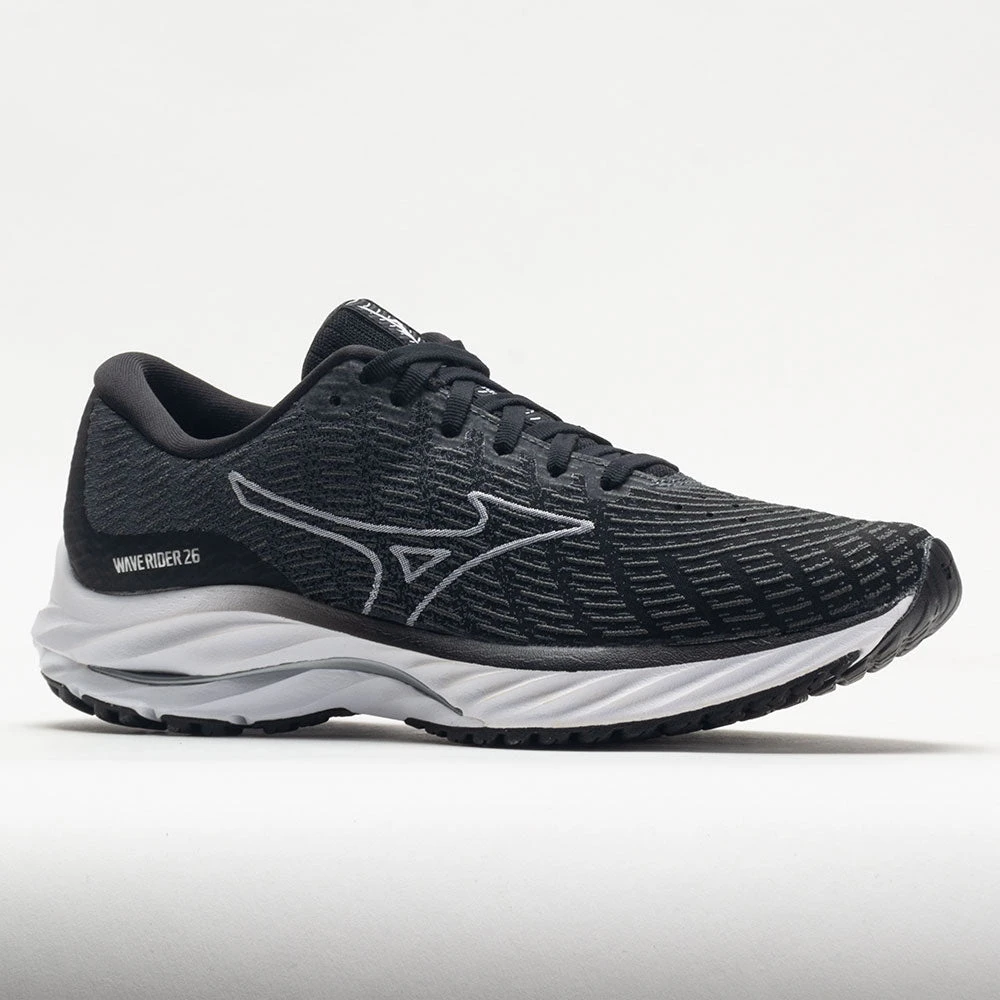 Mizuno Wave Rider 26 Women's Black/White Mizuno Wave Rider 26 Women's Black/White -Fashion Shoe Store 048811 5