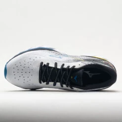 Mizuno Wave Sky 6 Men's White/Cyber Yellow -Fashion Shoe Store 049115 2