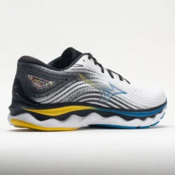 Mizuno Wave Sky 6 Men's White/Cyber Yellow -Fashion Shoe Store 049115 6