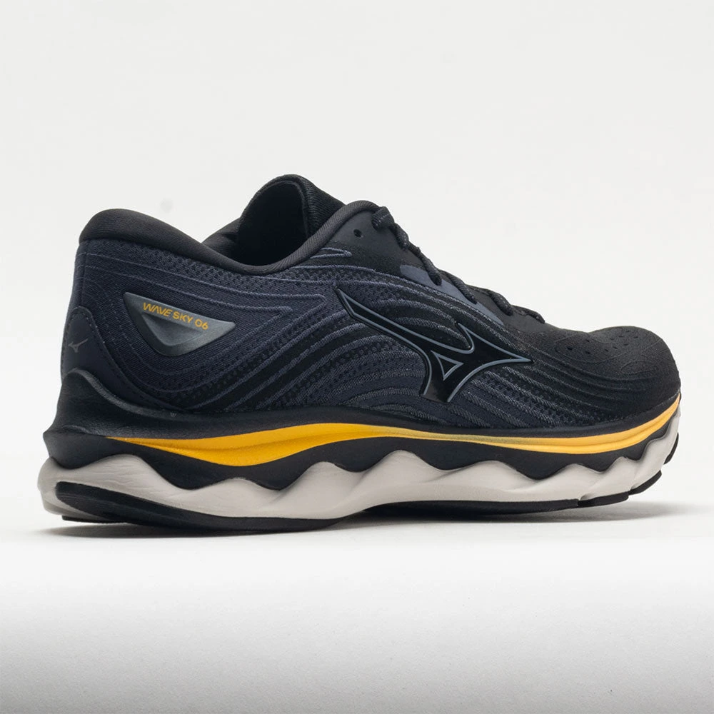 Mizuno Wave Sky 6 Men's Black/Tradewinds Mizuno Wave Sky 6 Men's Black/Tradewinds -Fashion Shoe Store 049116 6
