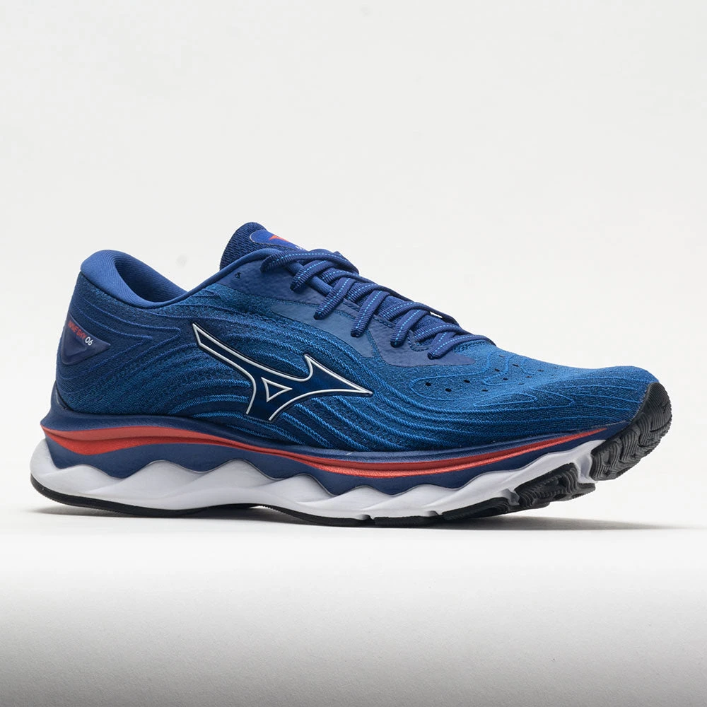 Mizuno Wave Sky 6 Men's Turkish Sea/White Mizuno Wave Sky 6 Men's Turkish Sea/White -Fashion Shoe Store 049118 5