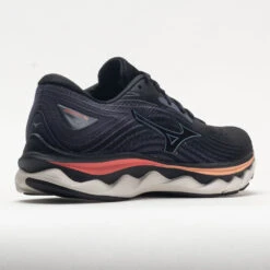 Mizuno Wave Sky 6 Women's Black/Quicksilver -Fashion Shoe Store 049120 6