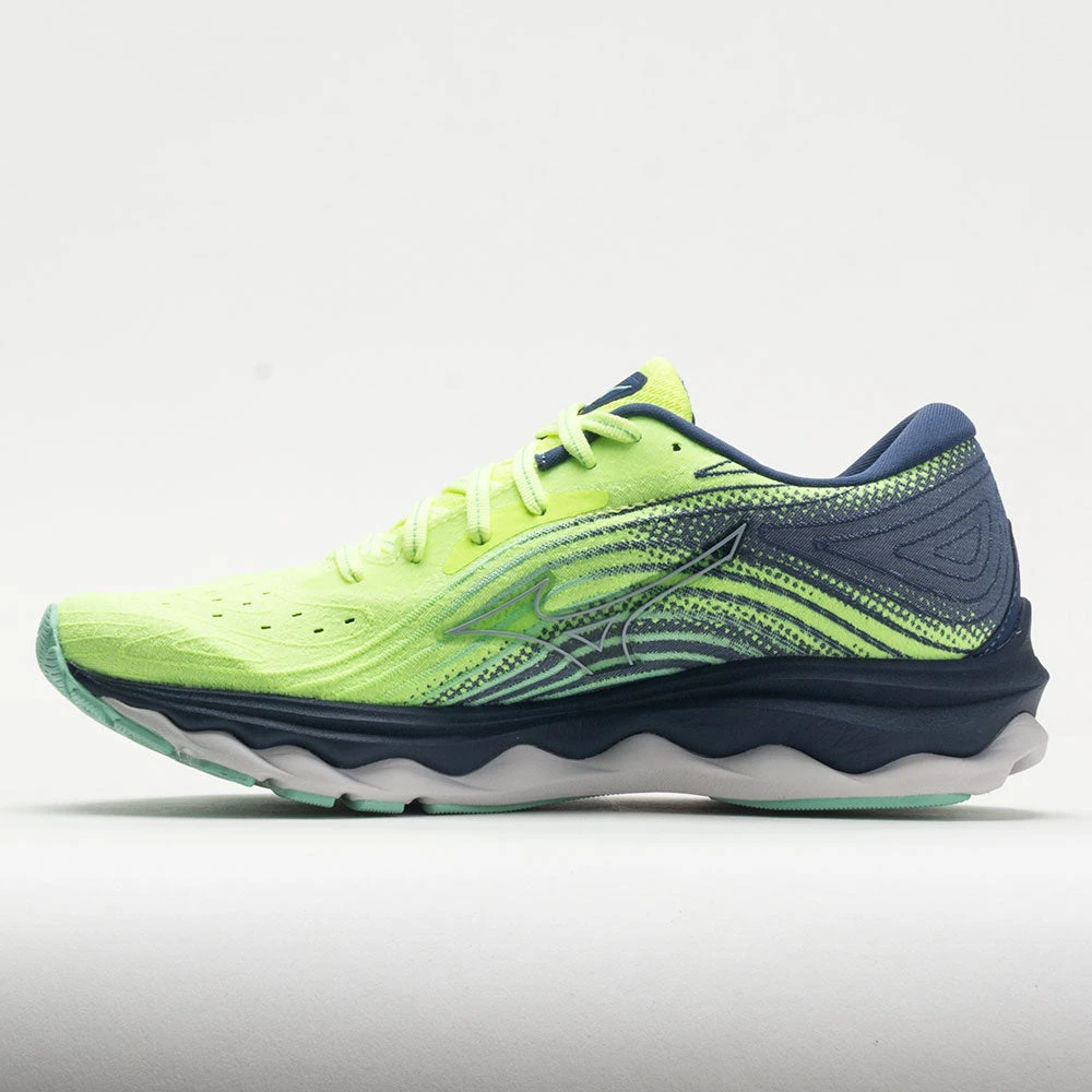 Mizuno Wave Sky 6 Women's Neo Lime/Ancient Water Mizuno Wave Sky 6 Women's Neo Lime/Ancient Water -Fashion Shoe Store 049122 1