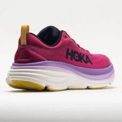 HOKA Bondi 8 Women's Cherries Jubilee/Pink Yarrow -Fashion Shoe Store 049224 6