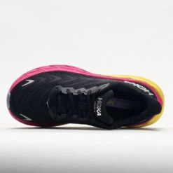 HOKA Arahi 6 Women's Black/Pink Yarrow -Fashion Shoe Store 049237 2